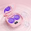 Contact Lens Ultrasonic Cleaning Machine Small Size Travel Rechargeable 3 Gear Cleaning Modes With Mirror Cleaning Box Adults