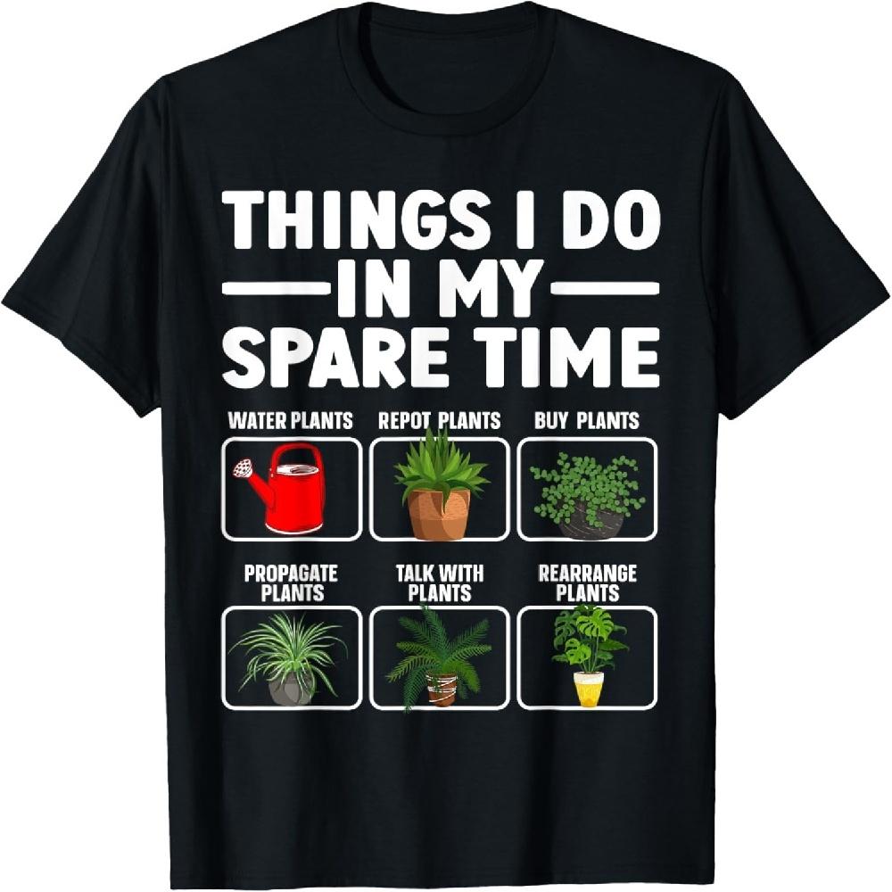Funny Plant Art For Men Women Gardener Plant Lover Gardening T-Shirt XXXXXL чёрный