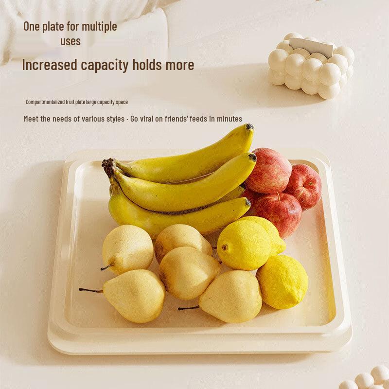 Multi-Compartment Square Snack & Candy Tray with Lid