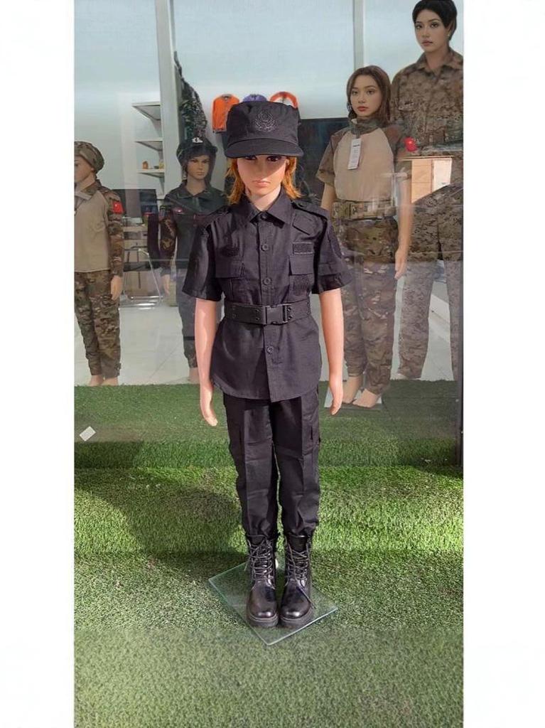 Kids' Police and SWAT Uniform Set: Boys' Police, Girls' SWAT, Camouflage Soldier Set.