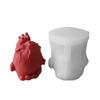 Simulated Heart Candle Molds Resin Molds for Making Candle Soap