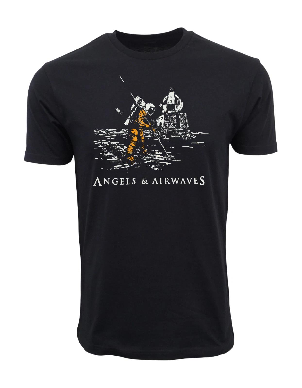 MENS ANGELS AND AIRWAVES MOON LANDING T SHIRT S