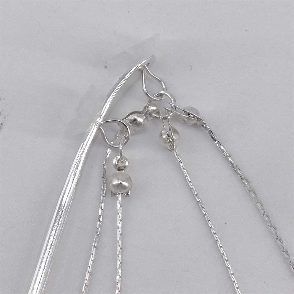 Hair Insert Ponytail Holder Headwear For Men Fan Hair Accessories Hair Fork Chinese Style Hairpins Double Tassel Hair Stick