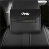 For Jeep Car Badge JEEP Emblem Styling Tissue Box Seat Back Paper Box Interior Accessories For Jeep Renegade Wrangler Compass