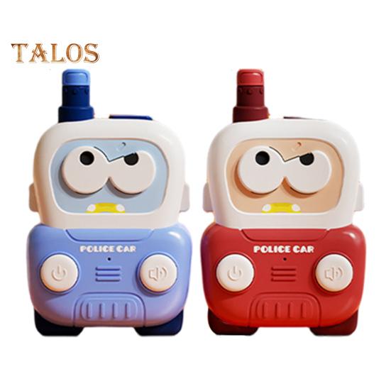 

Детские рации Мини-мультяшные транспортные средства Рации для мальчиков и девочек 3-9 лет Интерактивная игра на открытом воздухе 2-сторонняя радио игрушка на Рождество день рождения Little Car