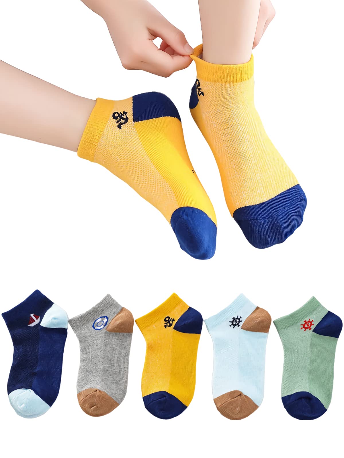 

Носки для малышей Quick Soft Baby For Going to Baby L of 5 3 Track Pattern [TEABAKU] Дети, Мальчики, Девочки, Детские, Нескользящие, Сухие, Носки, Антибактериальные,