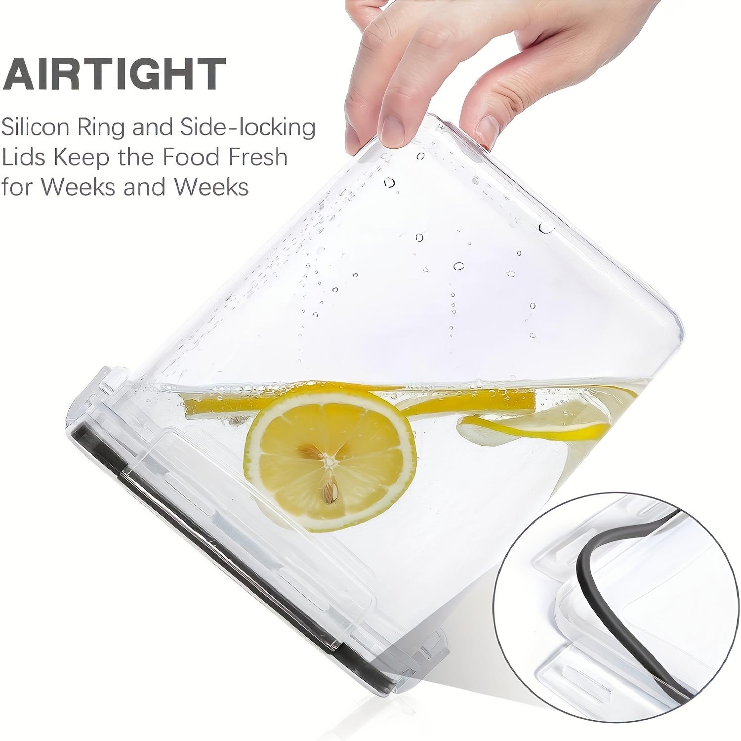 

Герметичный контейнер для хранения продуктов с крышкой, пластиковый контейнер для хранения на кухне, не содержит БФА, используется для хранения сухих продуктов, муки и сахара