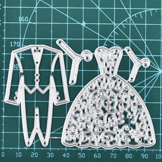 Gelinlik Takım Kesme Kalıpları Kendin Yap Scrapbook Kabartmalı Kağıt Kartlar Şablon Kalıp