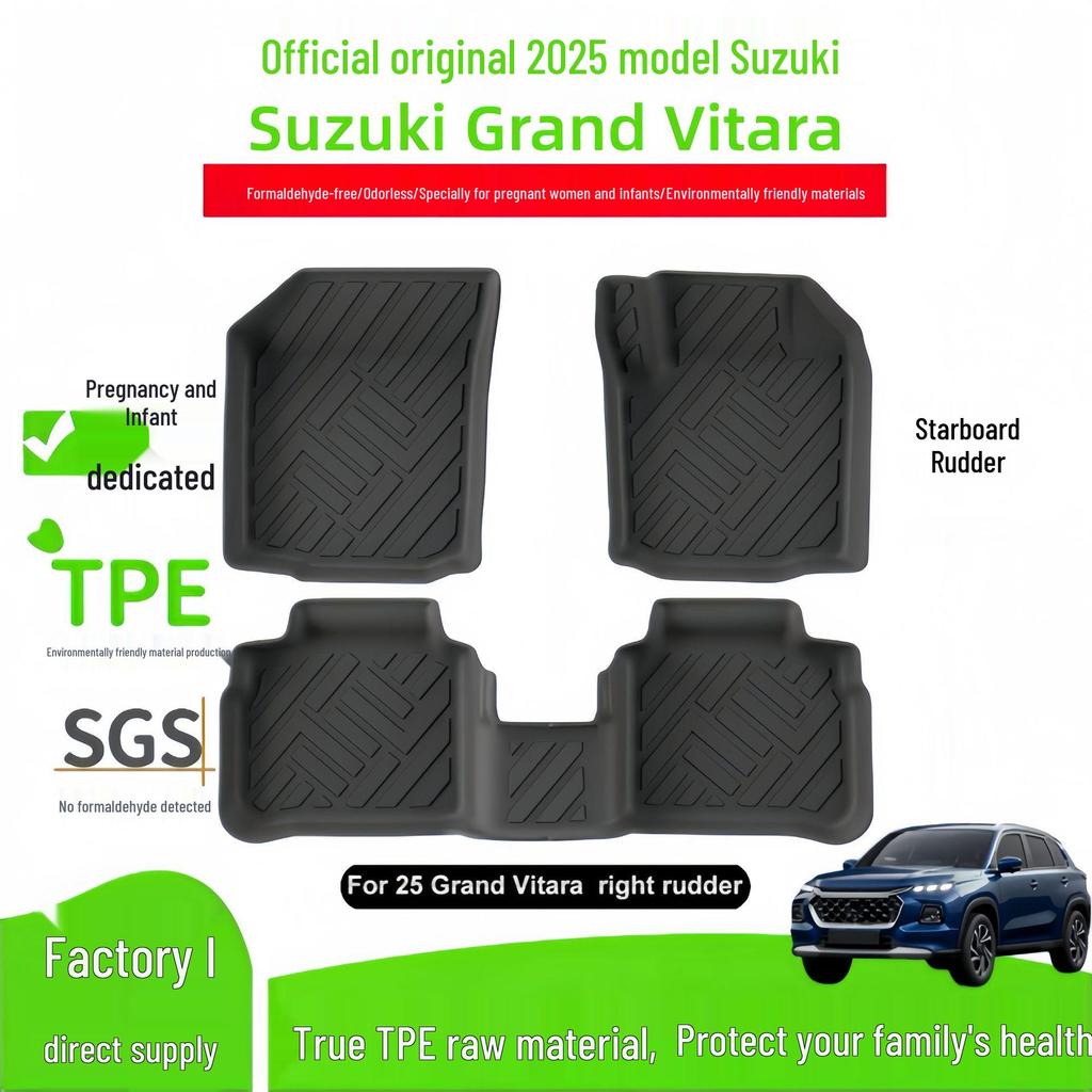 2025 Suzuki Grand Vitara All TPE Car and Trunk Floor Mats