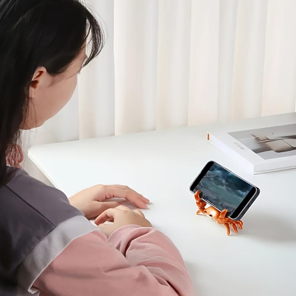 3-in-1 Crab Design Desk Organizer, Multi-Functional Phone Stand, Pen Holder & Glasses Rest