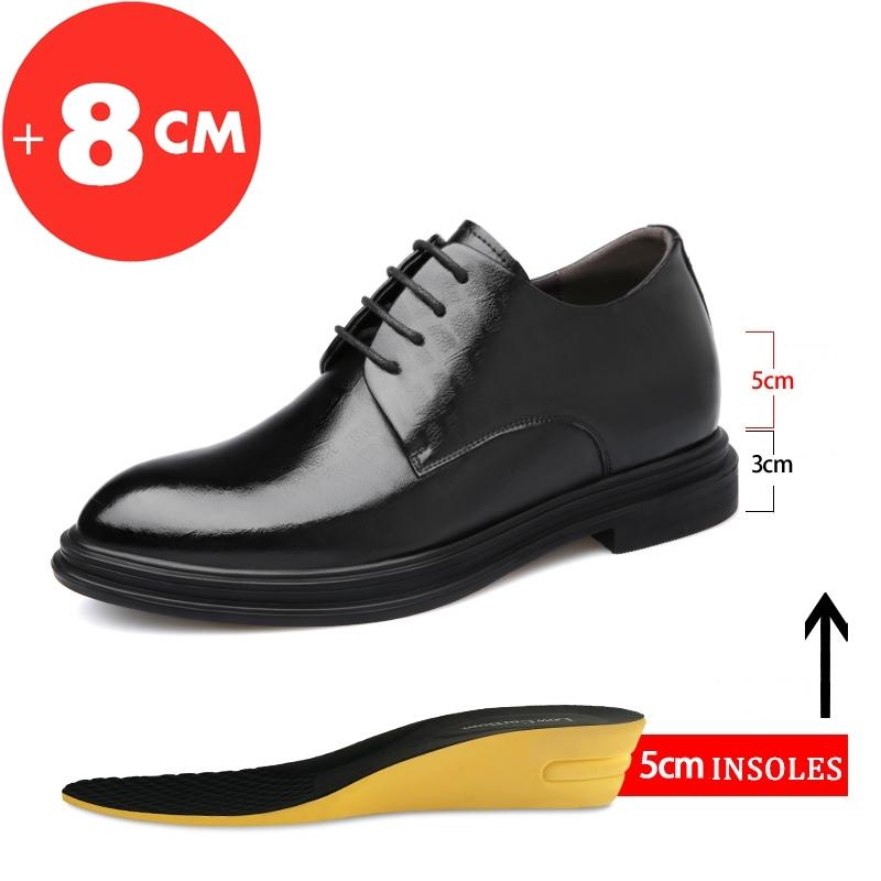 Fashion Elevator Shoes Men Dress Shoes 3/6/8 Cm Men Formal Shoes Winter/Spring Classic Business Luxury Men Oxfords Footwear Suit Shoes