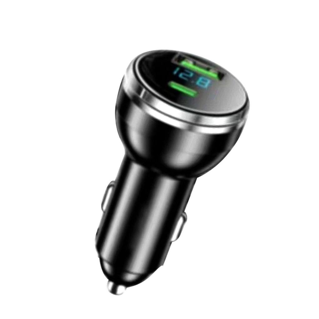 100W super rychlé nabíjení digitální autonabíječky s kabelem