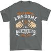 Awesome Teacher Looks Like Teaching Funny Unisexs TShirt 100 Cotton
