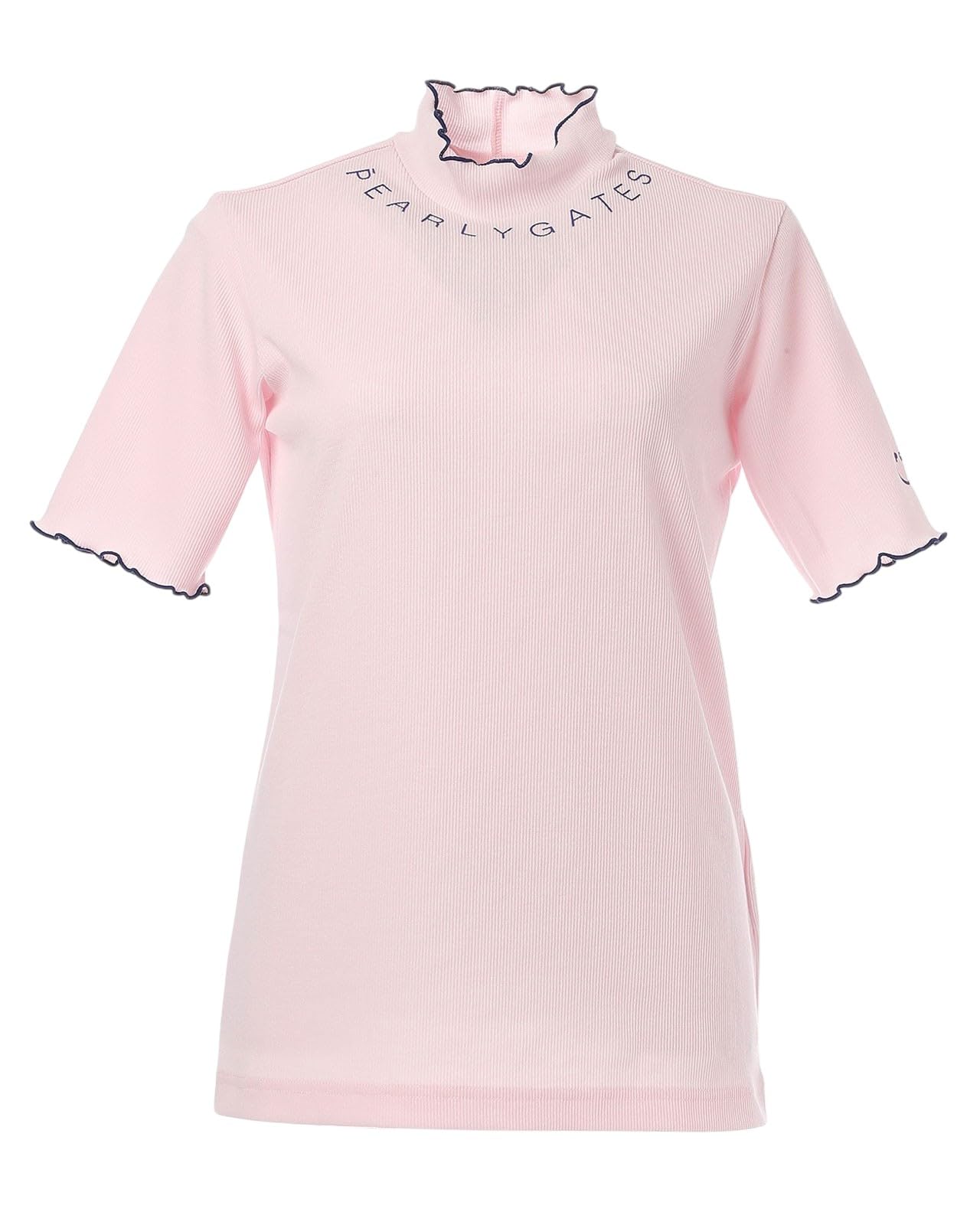 

shirt Golf innerwear 1 [PEARLY GATES] Women s short-sleeved high-neck (brand logo) / / 055-5167312 090_Pink [M]