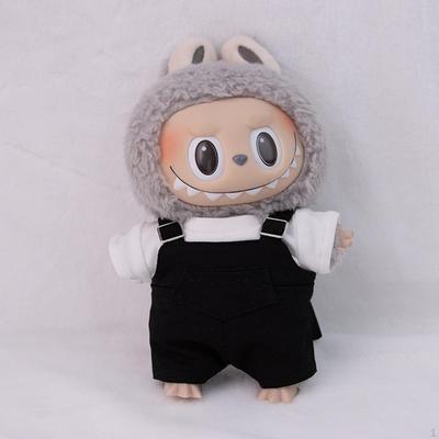 15cm 17cm Plush Doll Clothes Stylish Pants Overall Accessories DIY Cartoon Dress Up