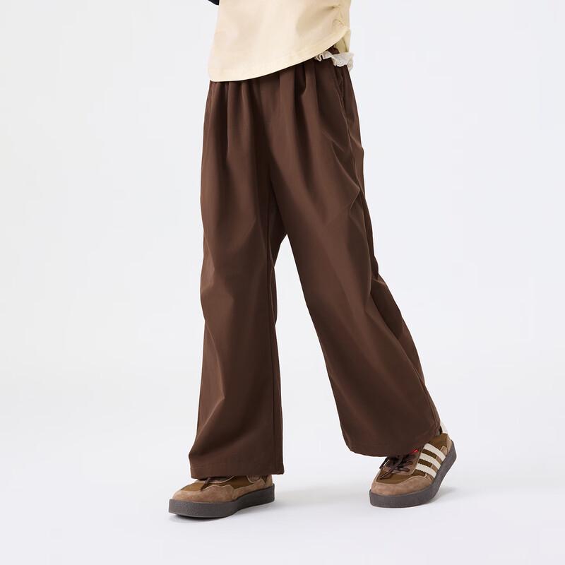 Girls' Autumn Relaxed Fit Woven Casual Trousers