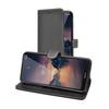 Nokia 1.3 Schwarz Wallet Flip PU-Lederhülle - Magnetverschluss, Schlanke Schutzhülle mit einfachem Portzugang