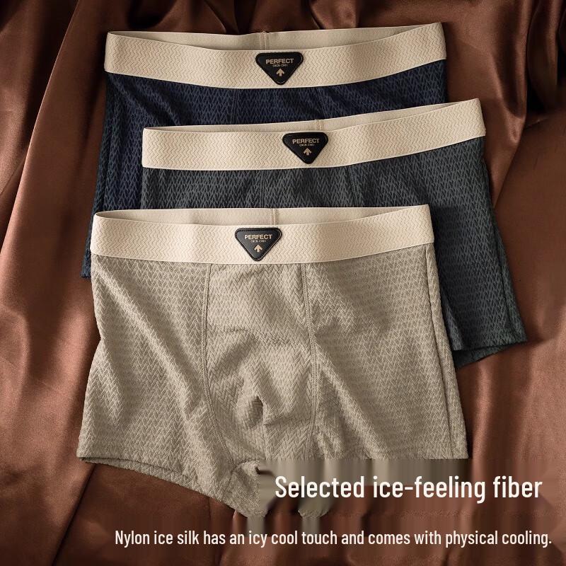 Caramella Men's Ice Silk Boxer Briefs
