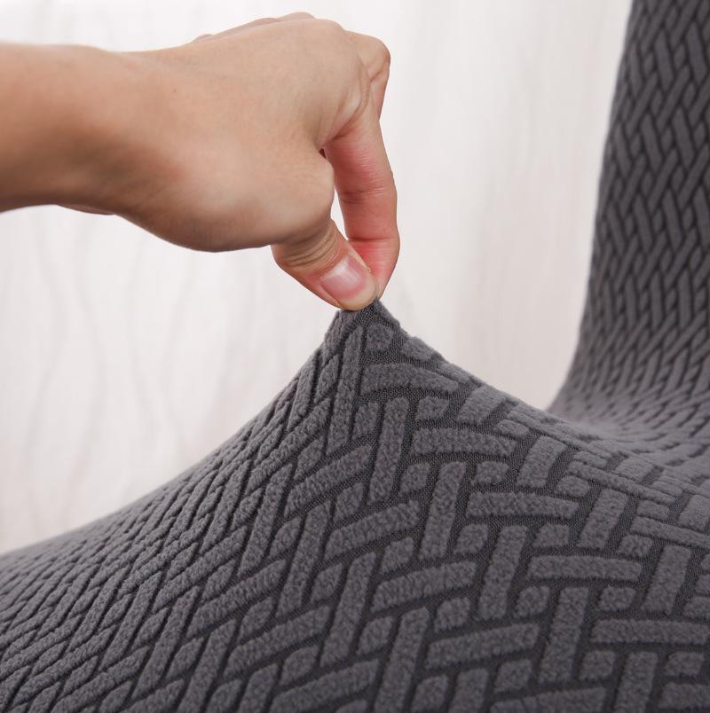 Cross-Border Elastic Jacquard Chair and Cushion Cover Set with Skirt