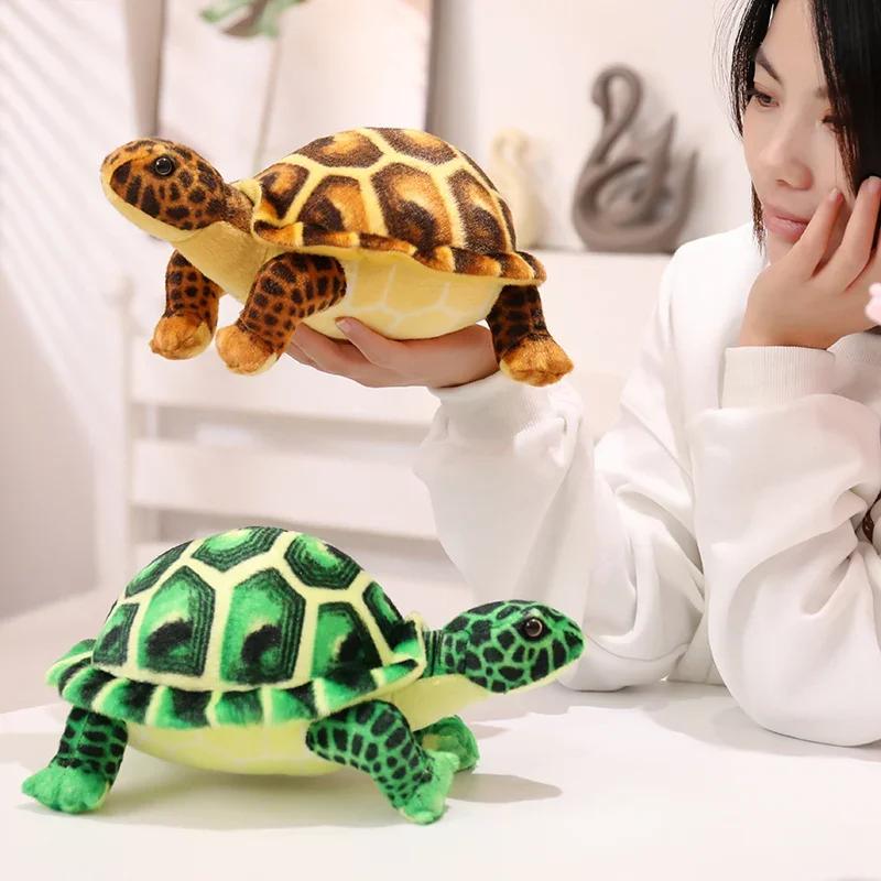Giocattoli per bambini Carino Bambino Super Verde Simulazione Peluche Tartaruga Realistica Tartaruga Marina Animale Peluche Giocattolo per Bambini Regalo Arredamento per la casa