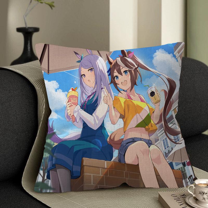 Uma Musume Pretty Derby Stitch Lucky Dragon pillow cover sofa cushion cover home room decoration children gift