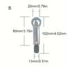 1pc Nut Screw Splitter Set Remover Tools, Rusted Nut Breaker, Steel Nut Remover Extractor, Manual Pressure Nut Cracker Metal Splitter