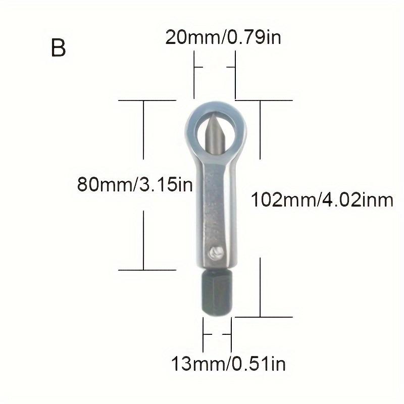 1pc Nut Screw Splitter Set Remover Tools, Rusted Nut Breaker, Steel Nut Remover Extractor, Manual Pressure Nut Cracker Metal Splitter