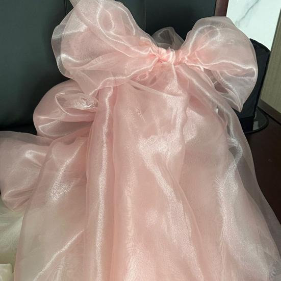 Pandantiv Fundă Coadă Lungă Fundă Extra Mare Decor Fundă Tulle Flexibil Nuntă Petrecere Crăciun Geam Mașină Decor Gazon