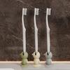 Tapas Protectoras para Cepillo de Dientes Soporte Lindo de Pie Portátil Viaje Cubierta para Cabezal de Cepillo de Dientes Linda Forma de Dinosaurio Silicona Ventosa
