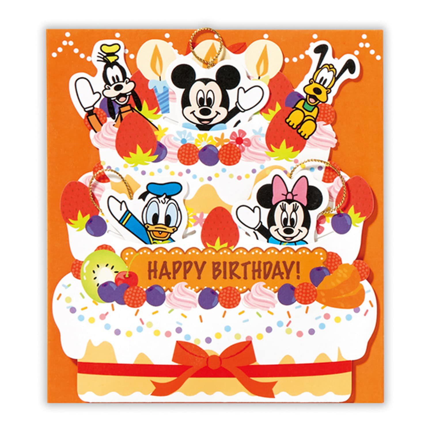 Hallmark Hallmark Disney Cartão de Aniversário Caixa de Música Cartão Bolo para Mickey 815004