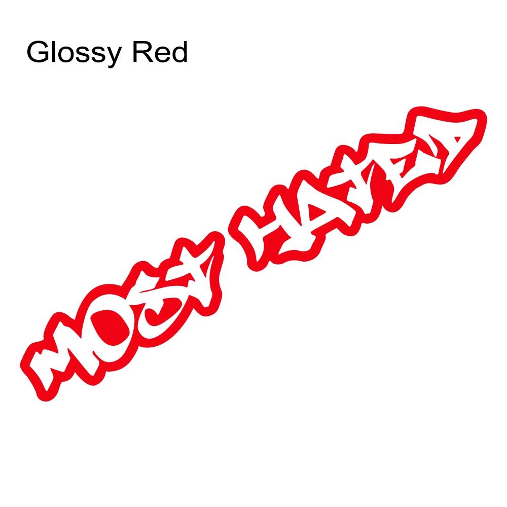 MOST HATED Slogan Car Windshield Sticker JDM Style Auto Body Rear Window Vinyl Decal Car Window Decoration Sticker Accessories