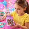 DIY Set Cat-shaped Beads Picking Tray 2-in-1 Cartoon Collage Beans Shovel Plastic Handmade Bead Storage Box Craft Creation