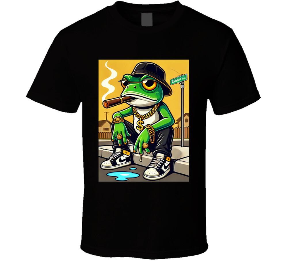 Funny Frog Og Hip Hop Rap T Shirt