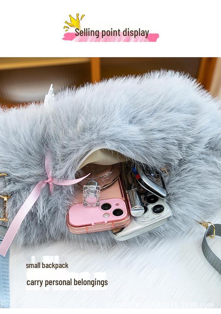 Original Simulated Cat Plush Doll Backpack - Cute Double Shoulder Gift for Girlfriend's Birthday
