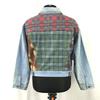 Steel Jeans USA 80er-90er Vintage Patchwork Denimjacke Herren S Western(GEBRAUCHT)