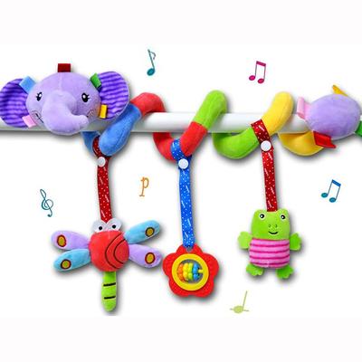 Babys Krippe Spielzeug Kleinkind Kinderwagen Spielzeug Autositz Spielzeug Baby Spielzeug, Kinderwagen Krippe um Rassel Glocke Plüsch Spielzeug für Neugeborene