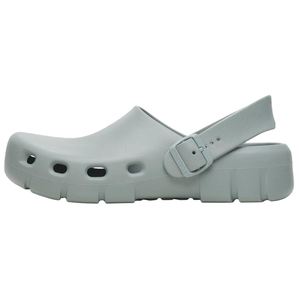 Birkenstock Birki Flow EVA Clogs Unisex Gray Green Regular Loose Fit 1029536 39