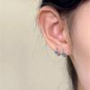 Delicate Star Zirconia Stud Earrings Elegant Niche Design High Quality Versatile Jewelry for Mother's Day Gift for Mom