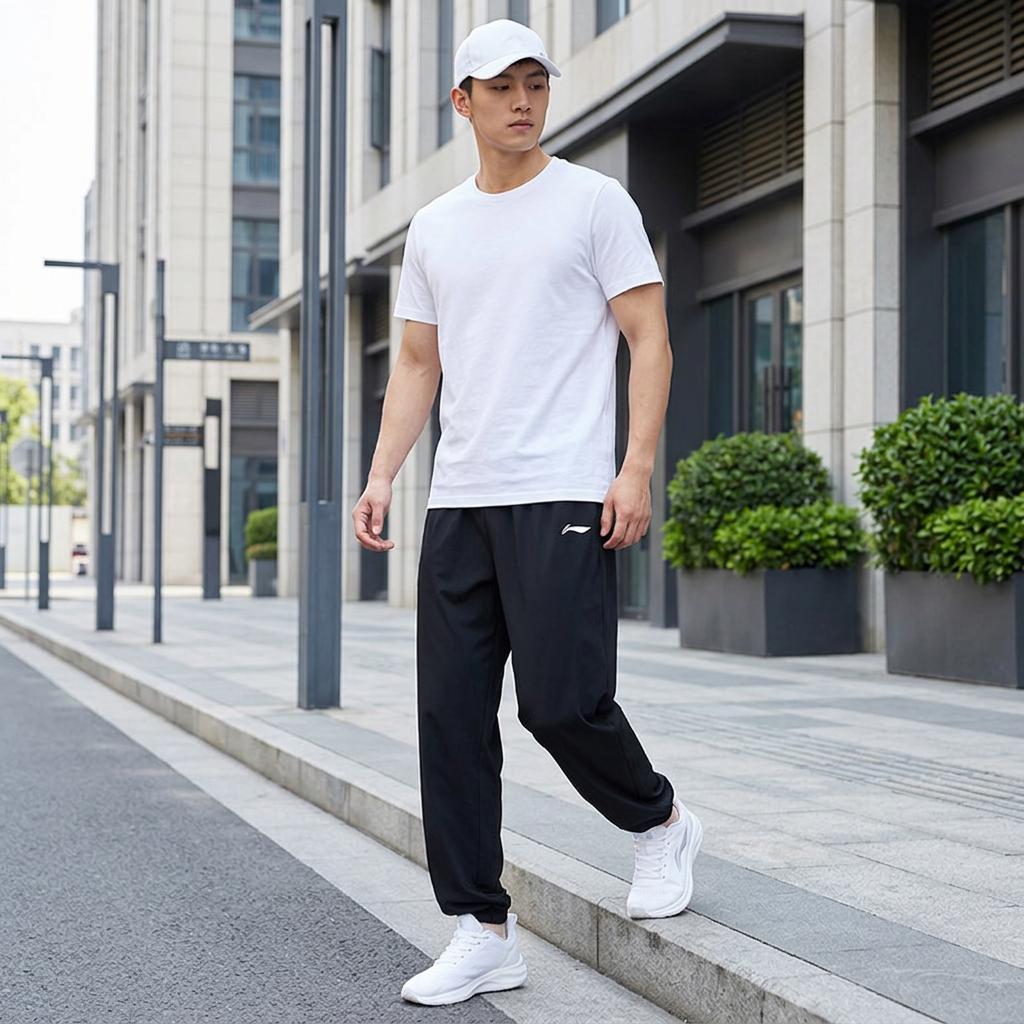 Li Ning Martial Arts Performance Fitness Casual Wear Sports Jogger Pants Unisex bottoms LWTU073