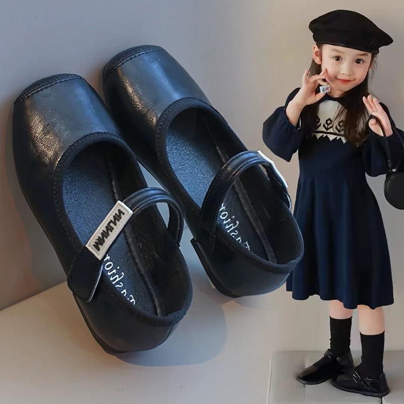Children's Princess Shoes 2025 Spring and Summer New with Dress Lizhen Girls Single Shoes Girls Leather Shoes Women's Treasure Shoes Foreign Style