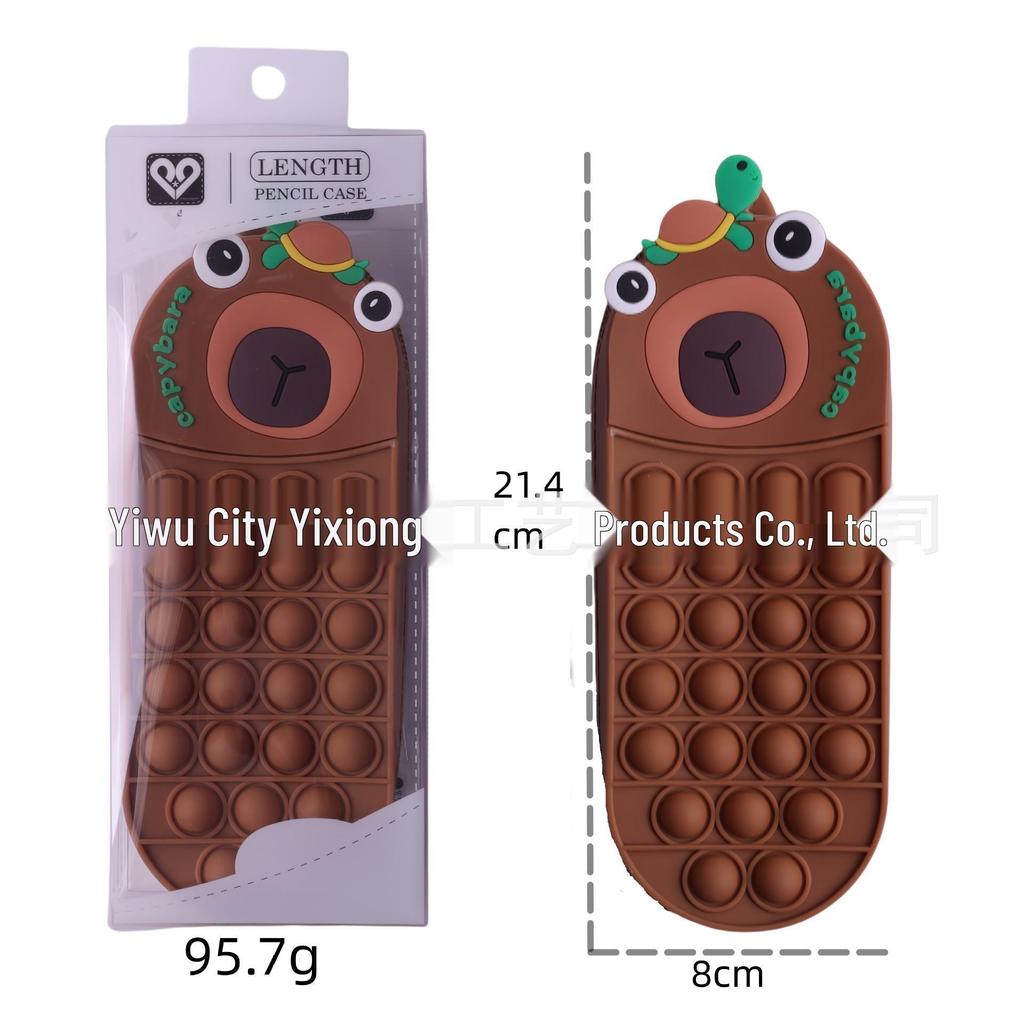 Creative Large Capacity Waterproof Silicone Pencil Case and Stationery Organizer