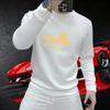 2026 Year of the Horse Men's Red Hoodie - Zodiac New Year Edition, Stylish and Prosperous