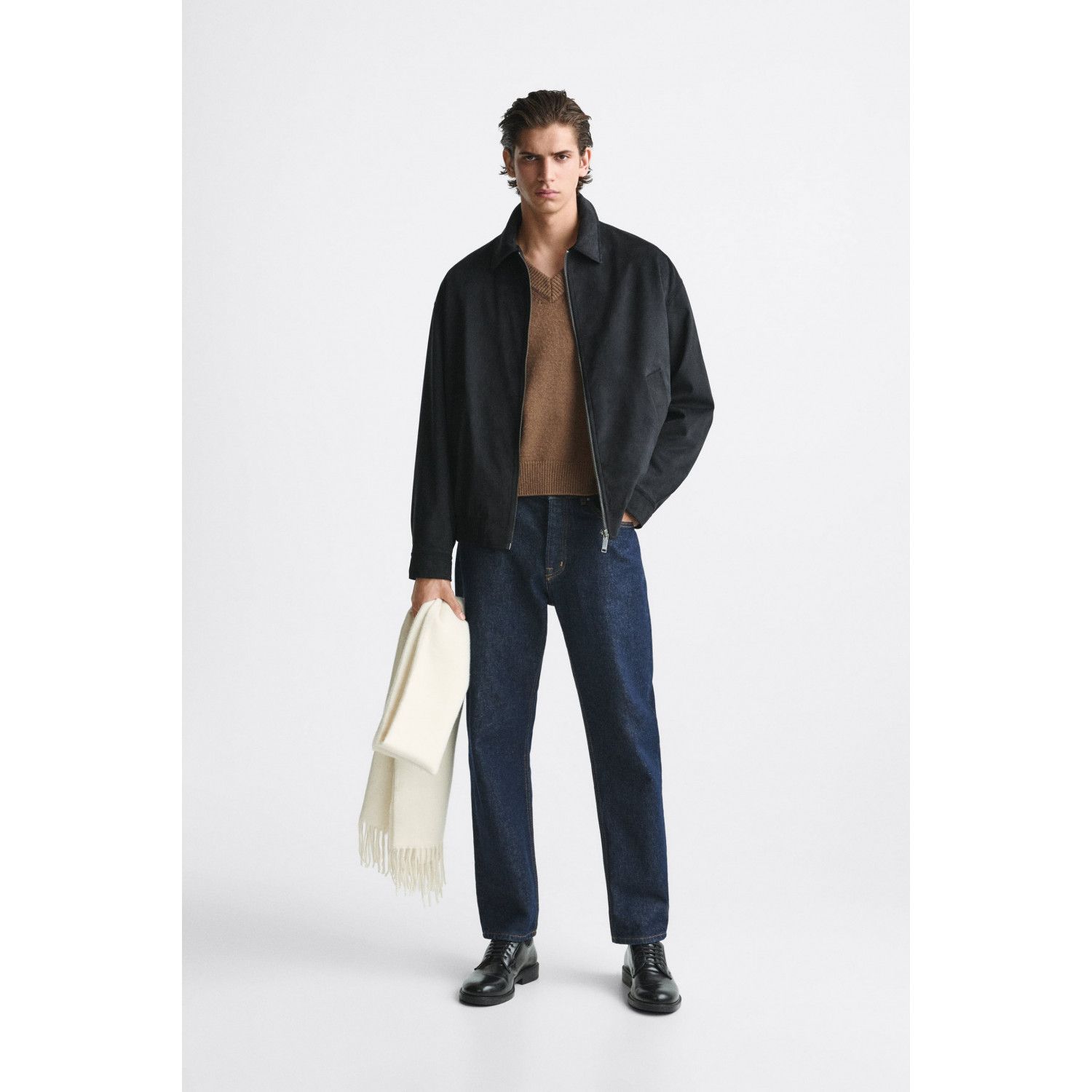

FAUX SUEDE JACKET