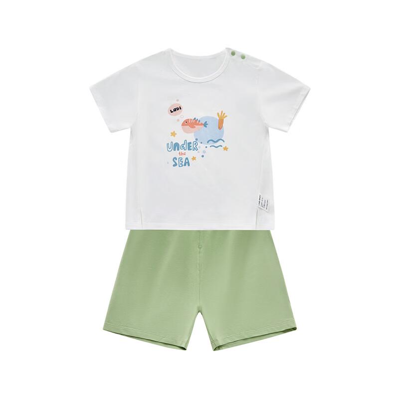 Rabbit Kids' Summer Boys' Short-Sleeve Homewear Set