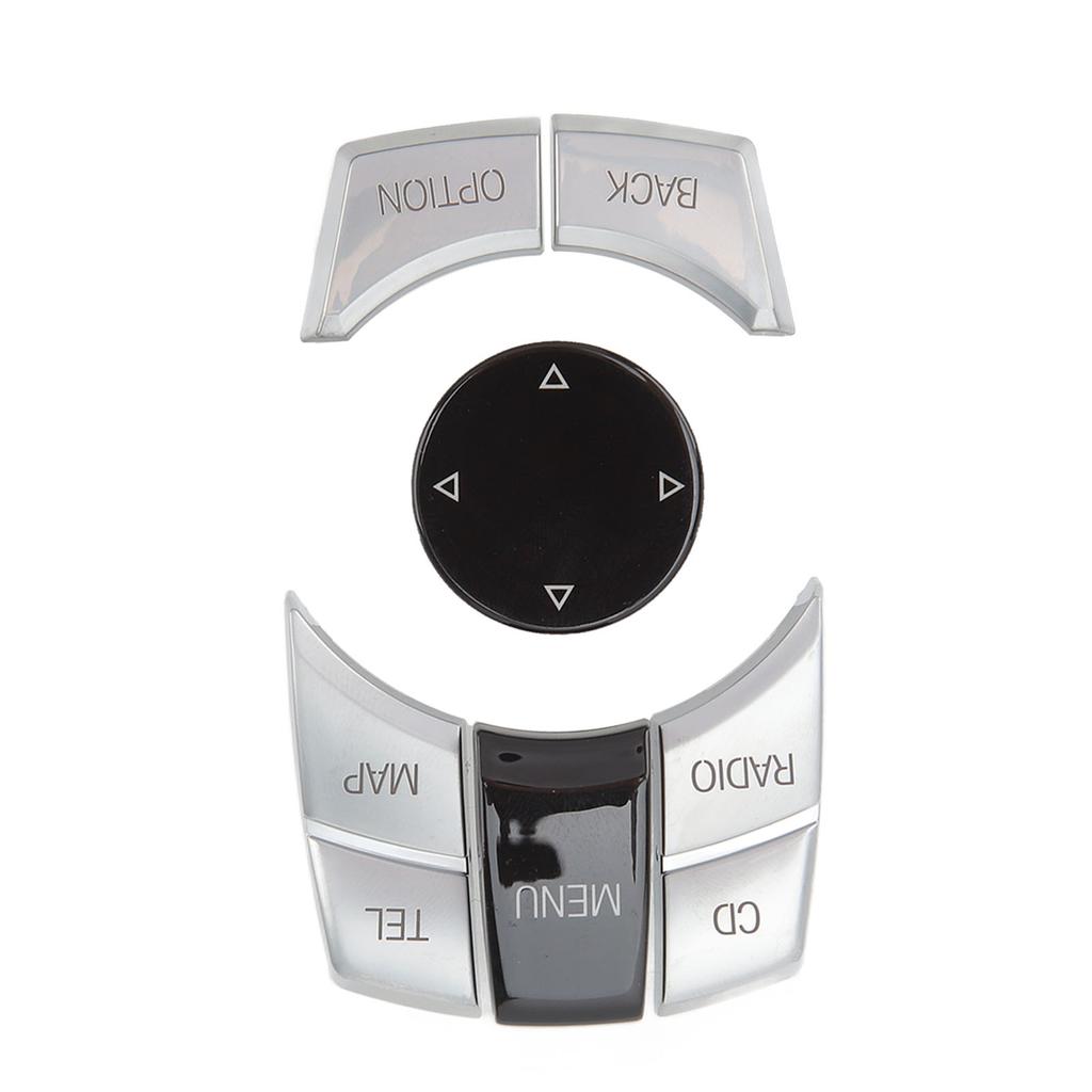 6 Stück Zentrale Multimedia-Tasten Exquisite Oberfläche Glatte Berührungskontrolle Drehknopf Tastenabdeckung Passend für 1 3 5 6 Serie