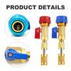 Air Conditioning R134A R12 Valve Core Quick Remover Installer High Low Pressure Tool Auto Internal Air-conditioning Installation