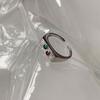 Heart Geometric Exquisite Ring In White Gold Plating Perfect For Gifts And Occasions Special