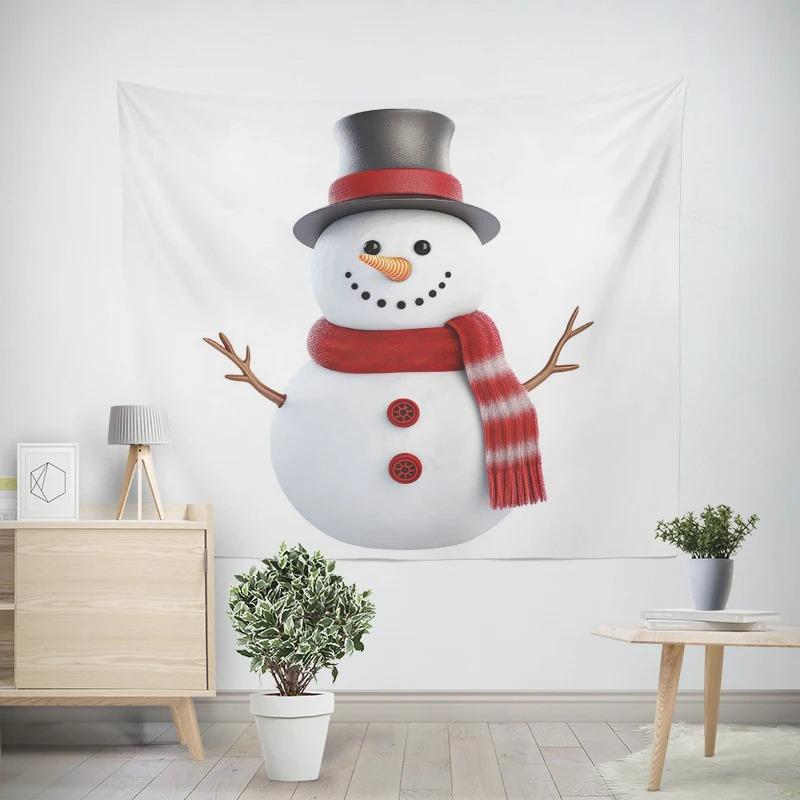 Новогодняя рождественская тематика Пингвин Снеговик Узор Гостиная Спальня Декоративный — фото 9