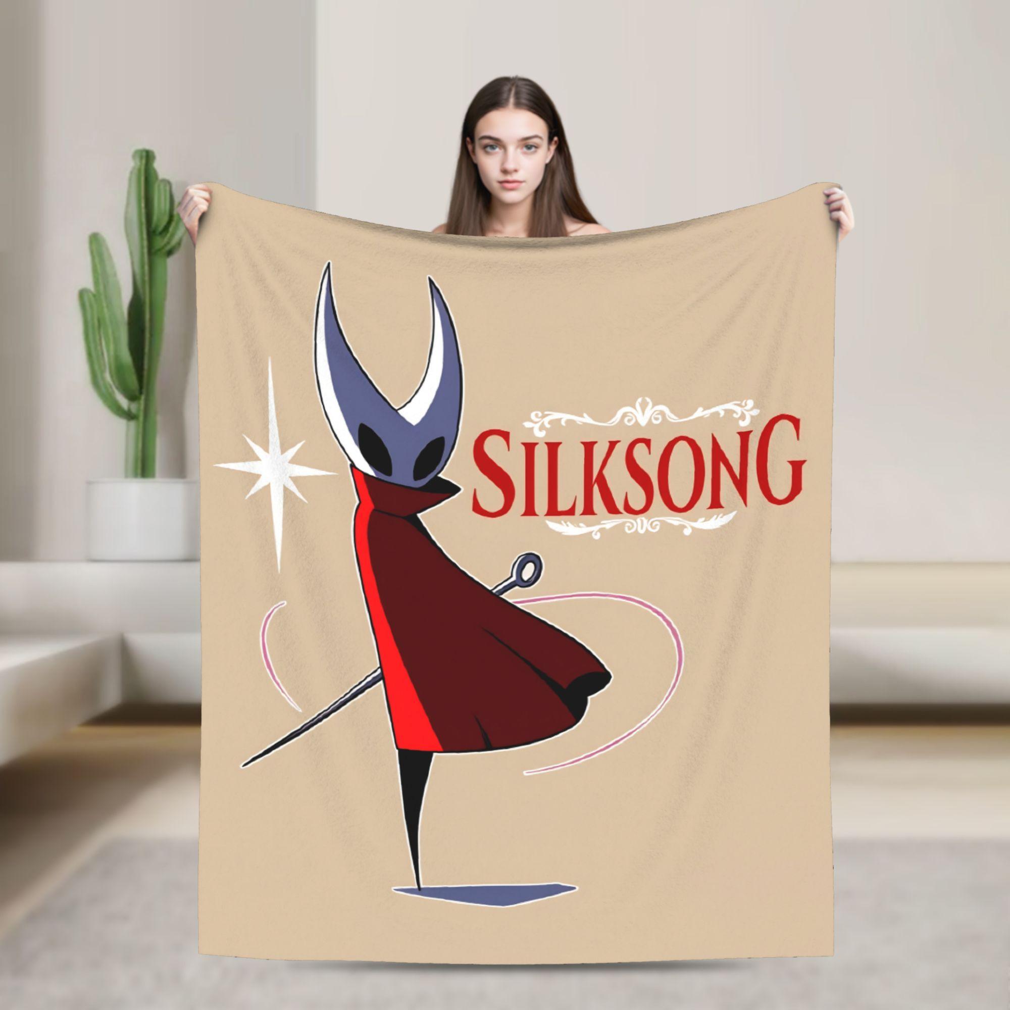 

Hollow Knight Silksong Blanket Super Warm Funny Plush Bedding Throws For Girls Boys Living Room Flannel Bedspread Bed Cover 75x90cm