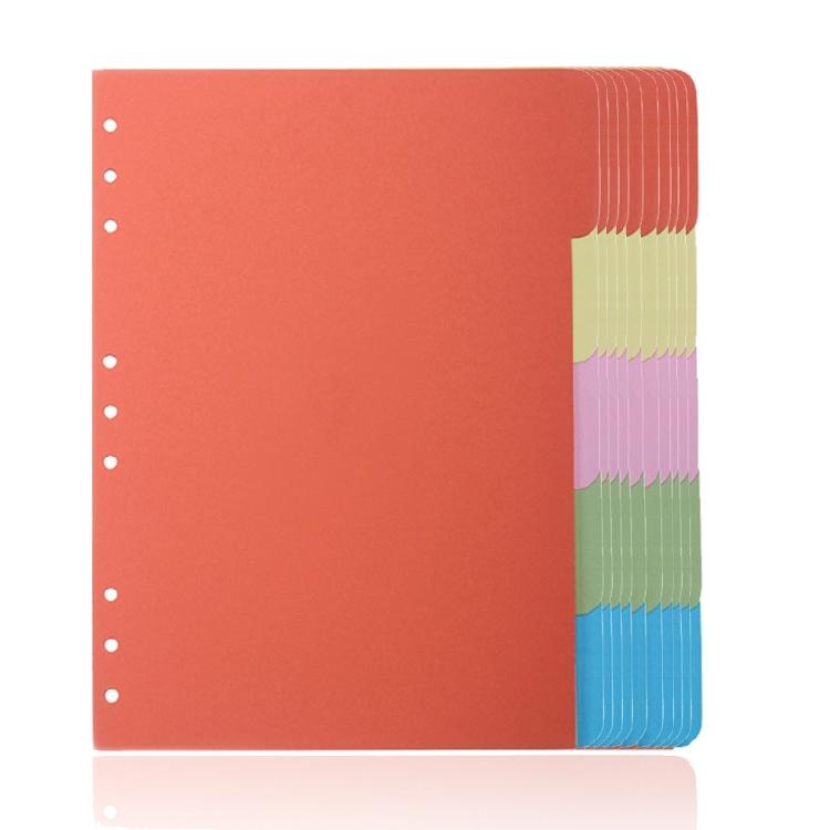 10Pcs A 5 A 6 B5 Binders Index Dividers Binders Dividers Binders Index Dividers for Travel Diary Journal